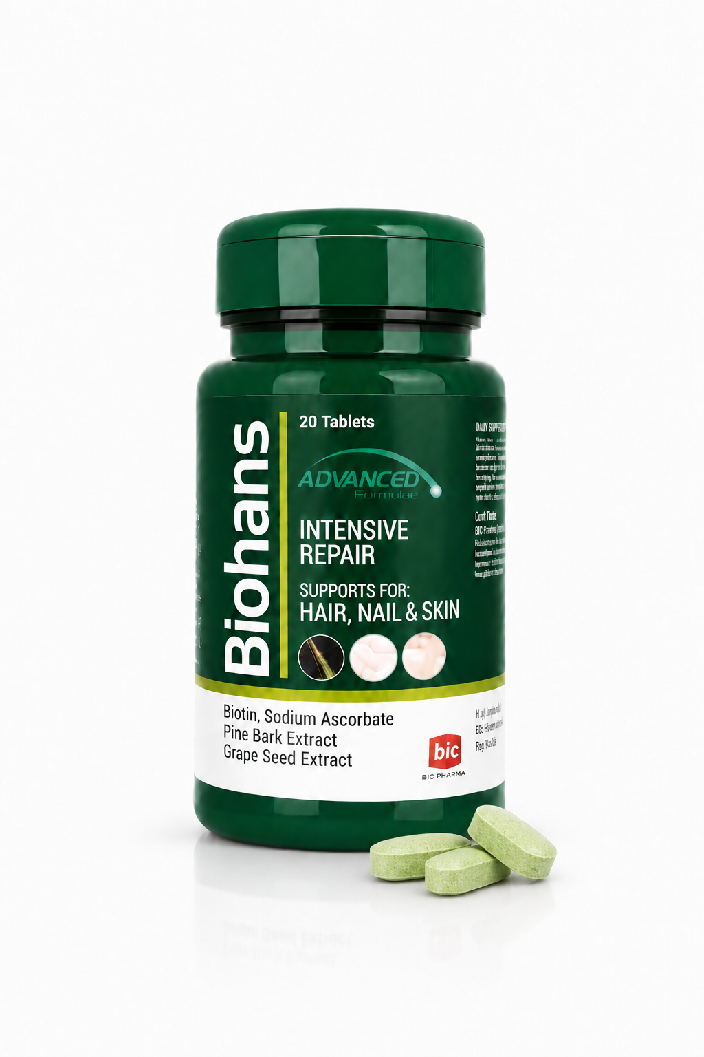 BIOHANS BIOTIN tablet – INTENSE REPAIR FOR HAIR, SKIN & NAILS